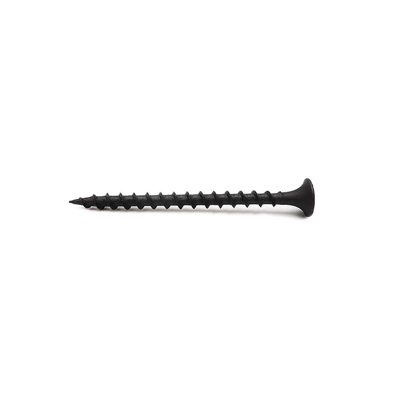 Vite per cartongesso con testa a tromba Phillips drive filettatura grossa fosfato nero 2