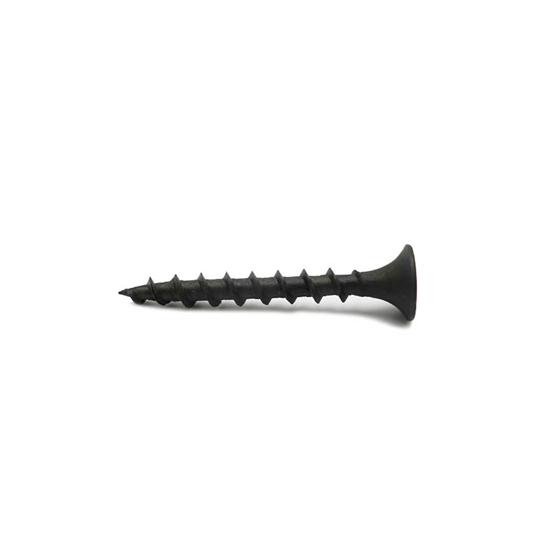 Vite per cartongesso con testa a tromba Phillips drive filettatura grossa fosfatata nera1